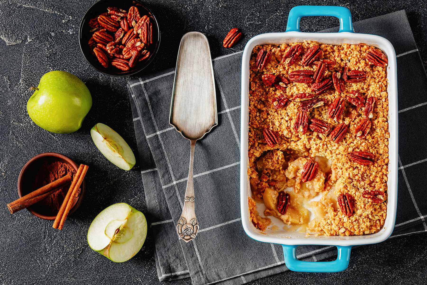 Apple Walnut Baked Oatmeal