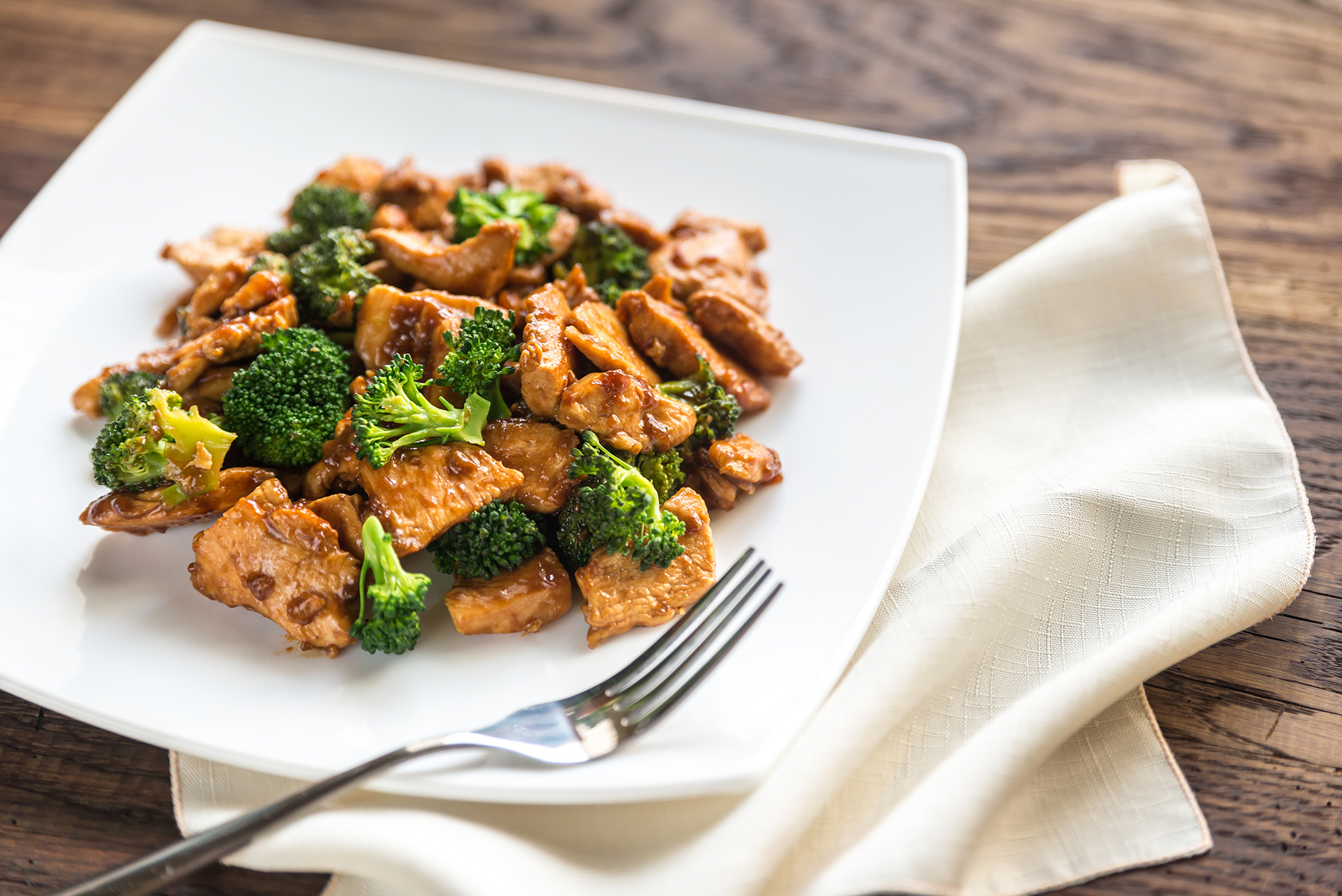 Chicken Broccoli Stir-Fry With Garlic Ginger Sauce