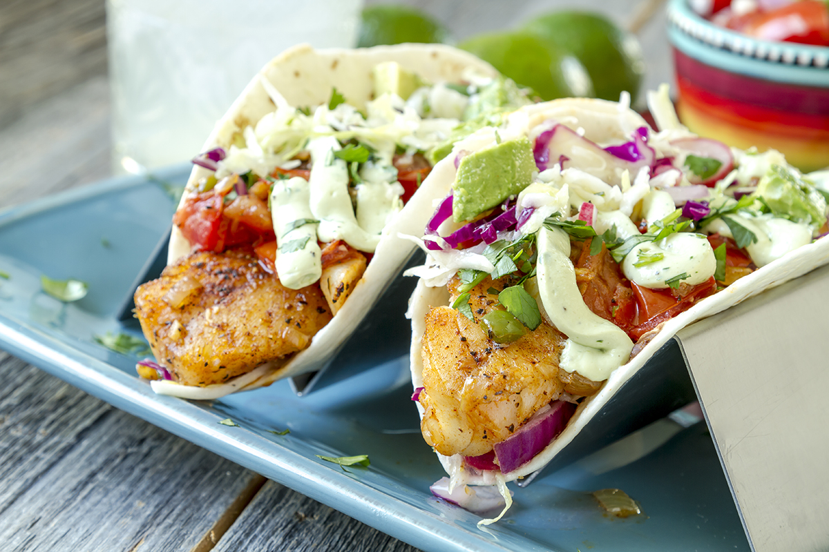 Fresh Fish Tacos With Slaw